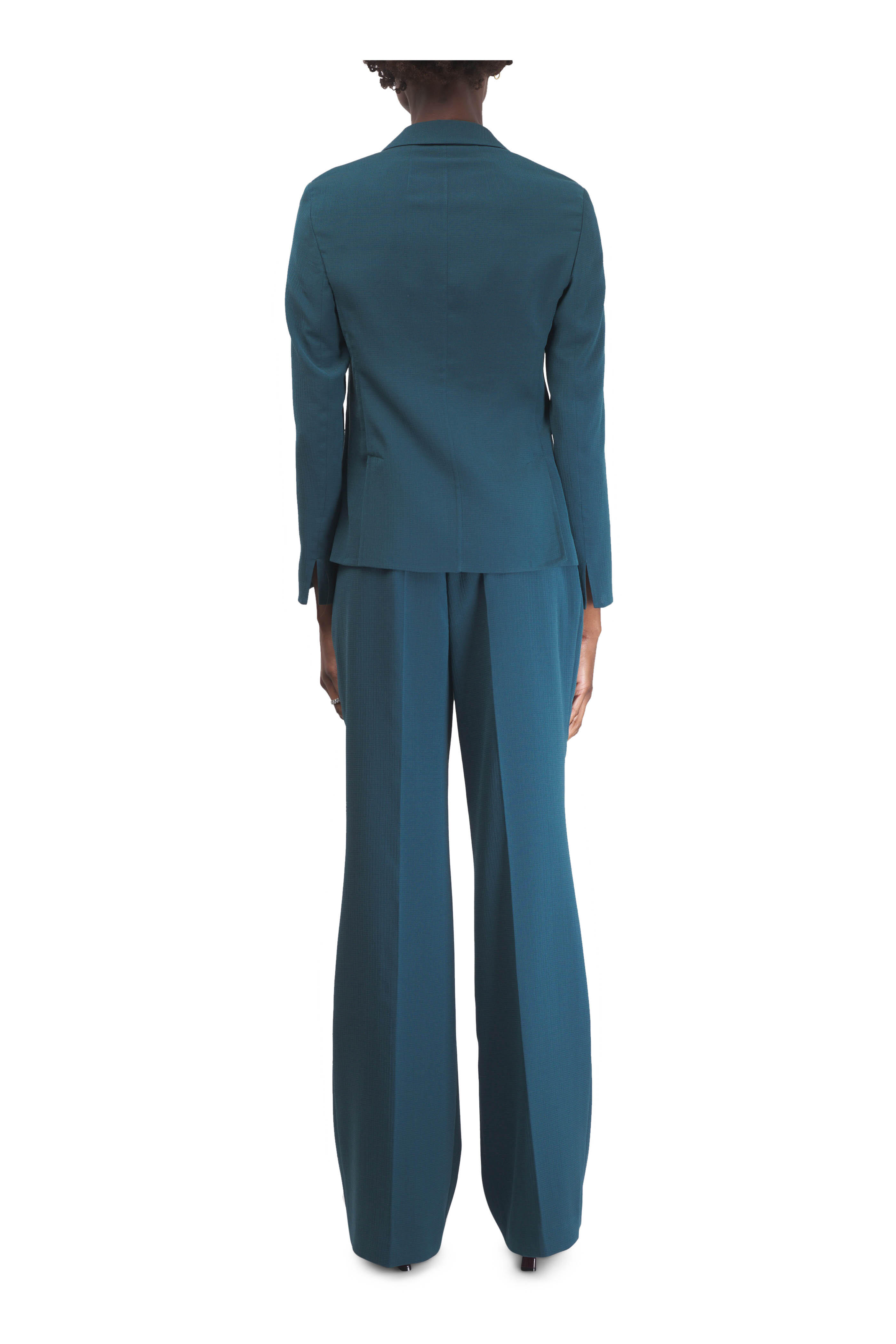 Akris - Lavino Structured Green Cotton, Silk & Wool Jacket