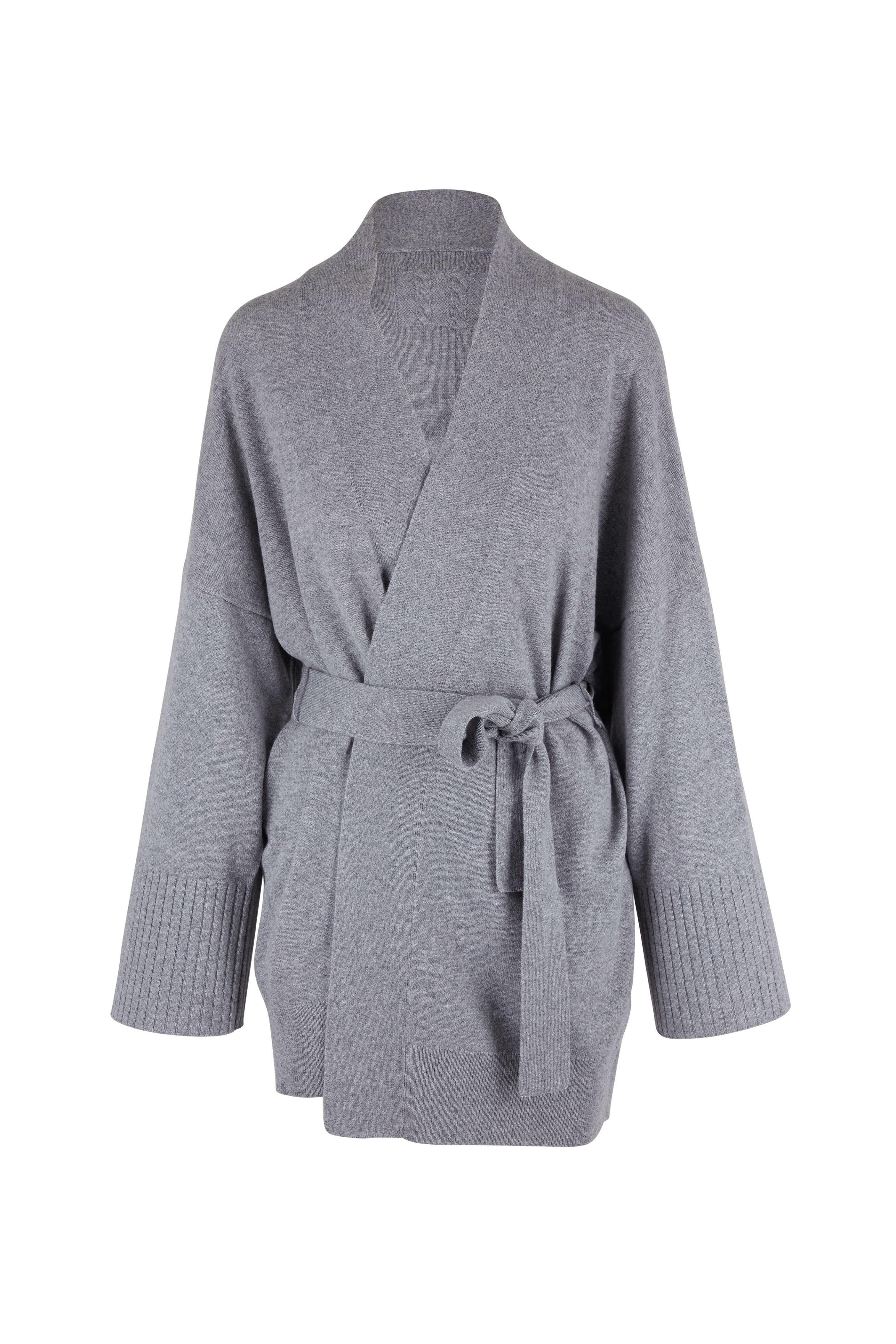 Nili Lotan - Mackenzie Kimono Gray Cashmere Cardigan