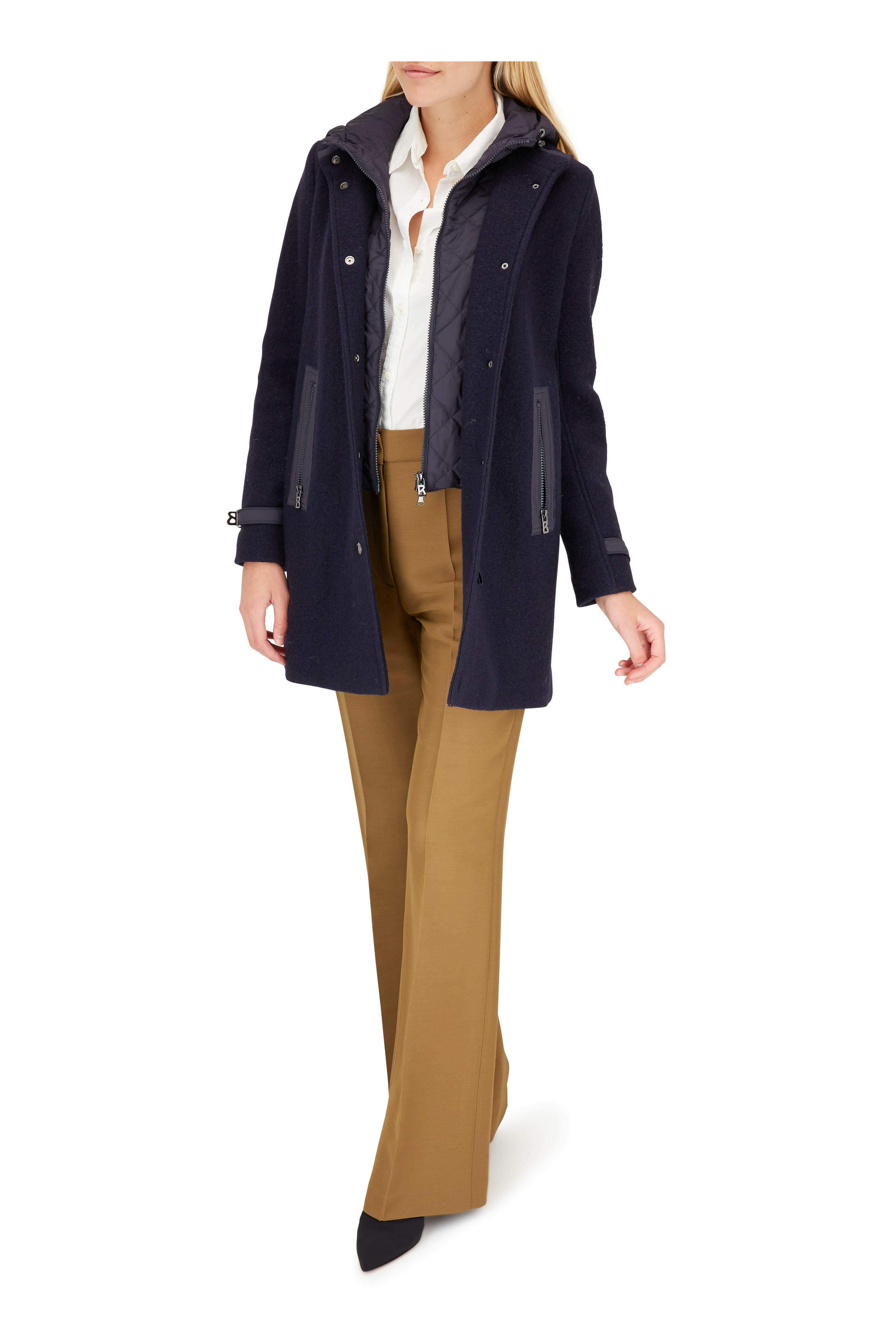 Partow - Caramel Wide Leg Pleated Pant