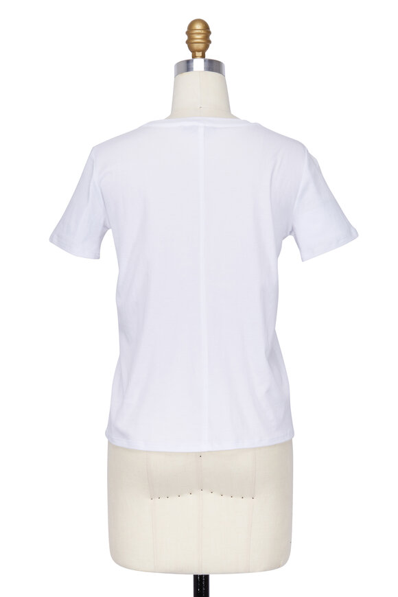 The Row - Wesler White Short Sleeve T-Shirt