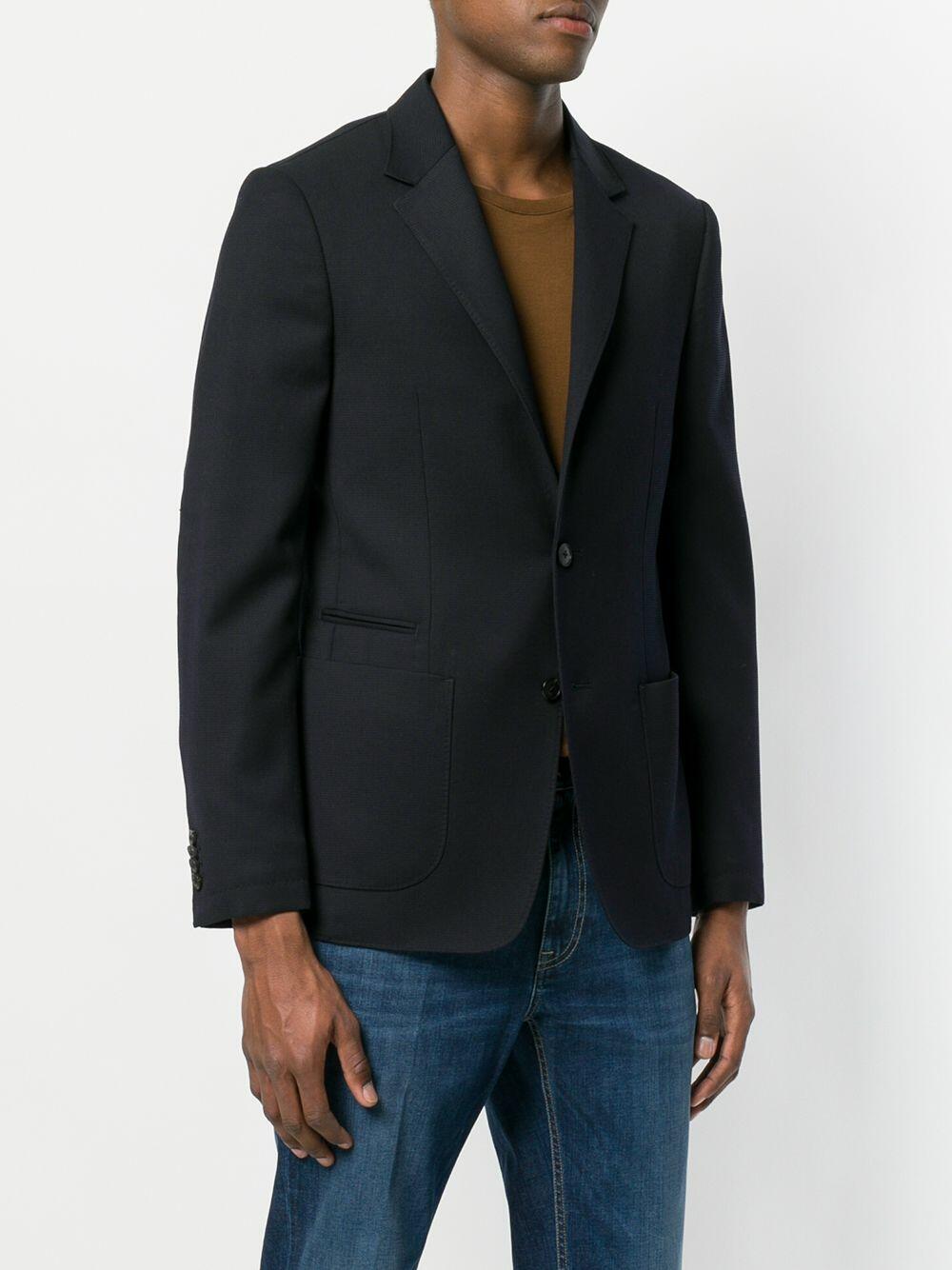 Z Zegna - Navy Wool Techmerino Wash & Go Sportcoat