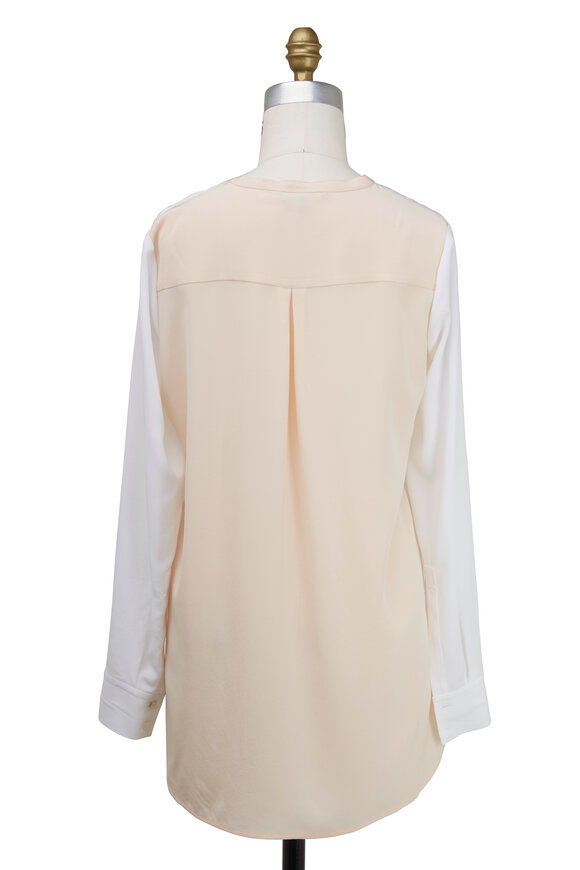 Vince - Light Pink Silk Blouse