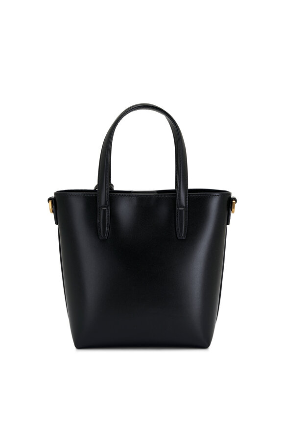 Saint Laurent - Mini Toy Black Leather Shopping Bag