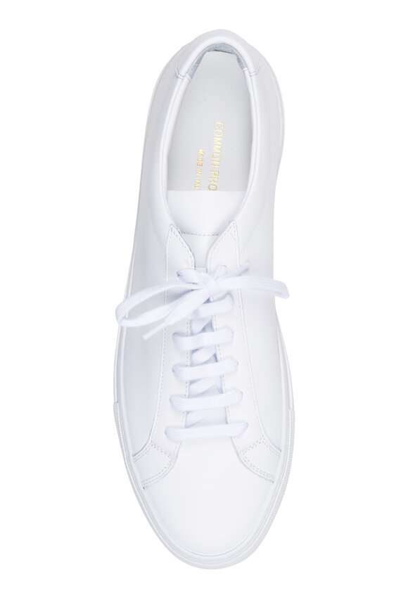 Common Projects - Achilles White Leather Sneaker