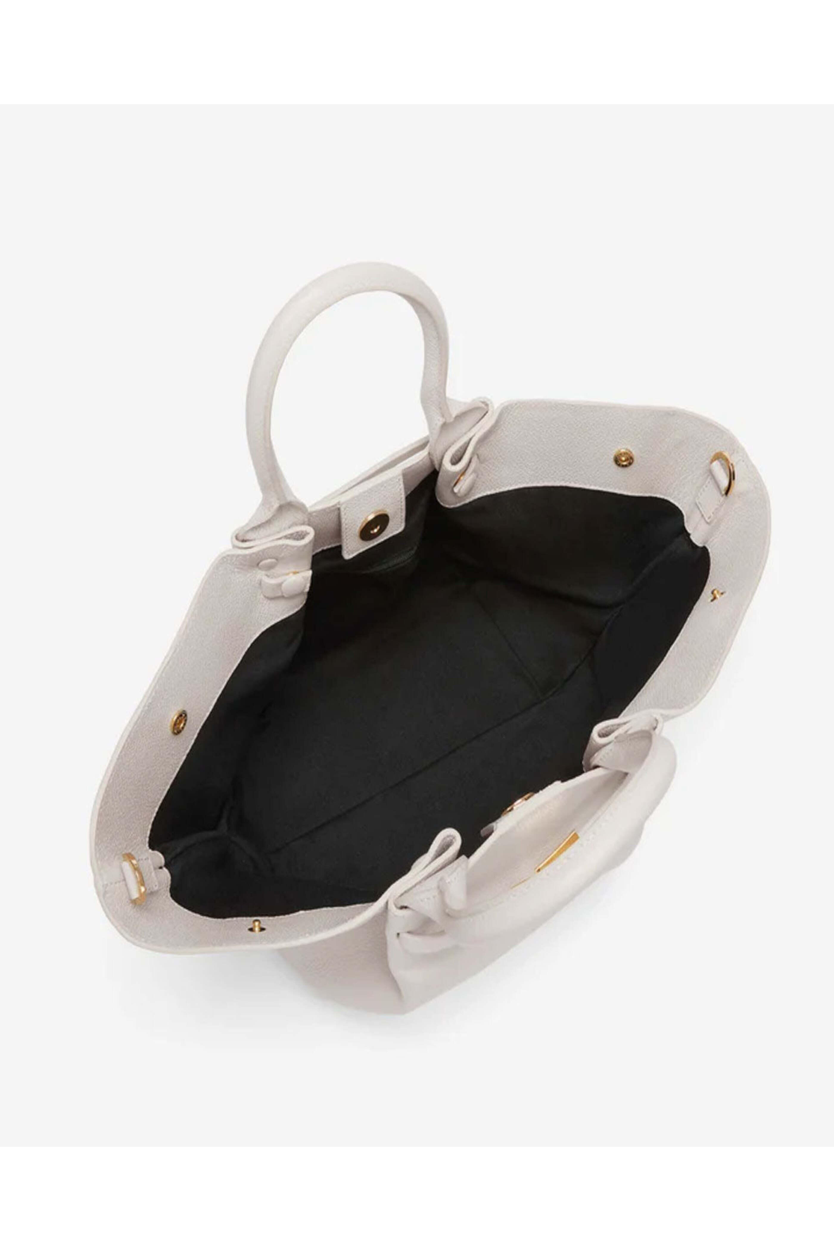 Demellier - Midi New York Bag in Off White | Mitchell Stores