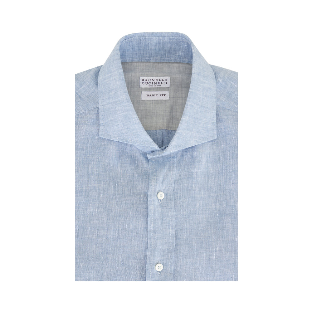BRUNELLO CUCINELLI スリムフィットポロシャツ ピンク Lサイズ