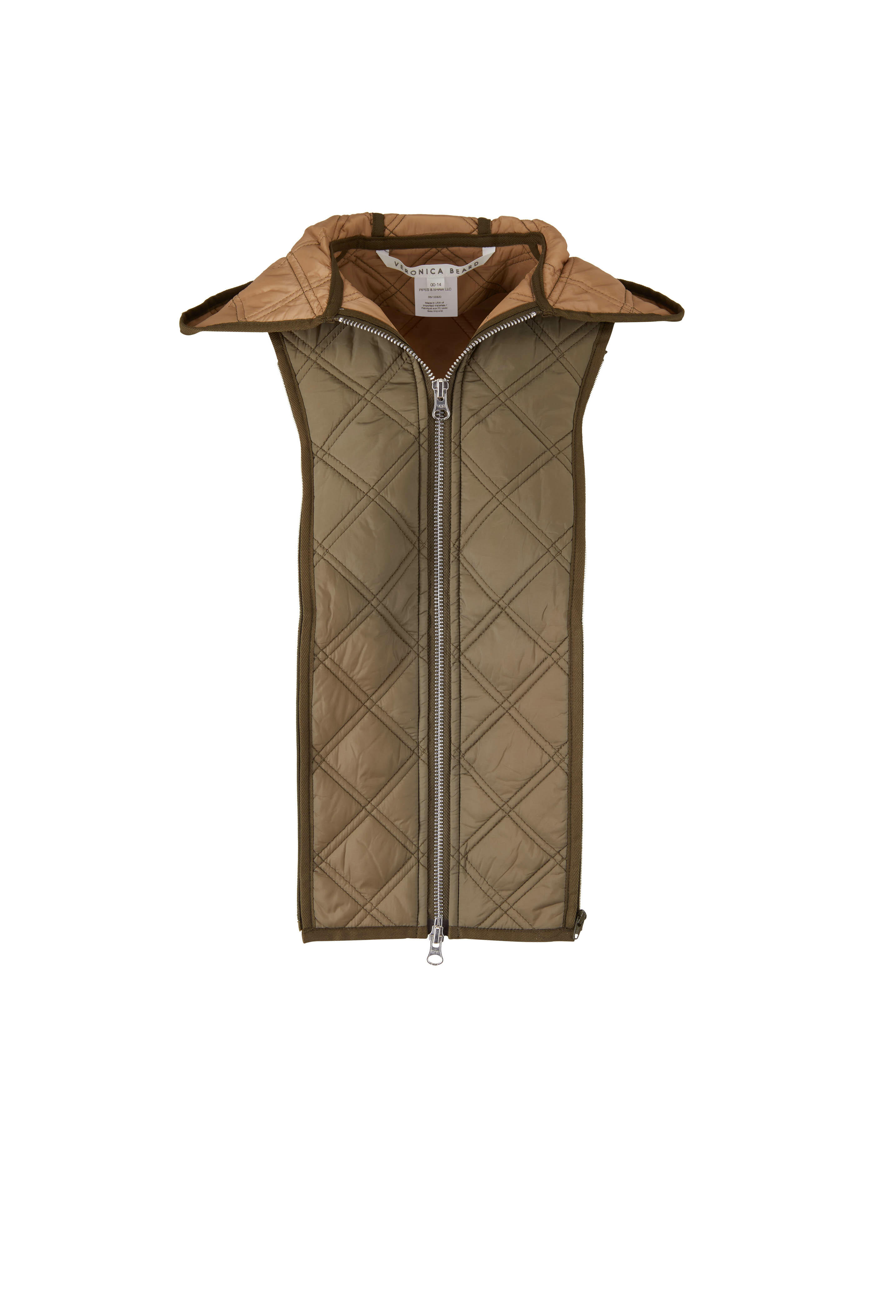 Veronica Beard - Yava Army Quilted Dickey