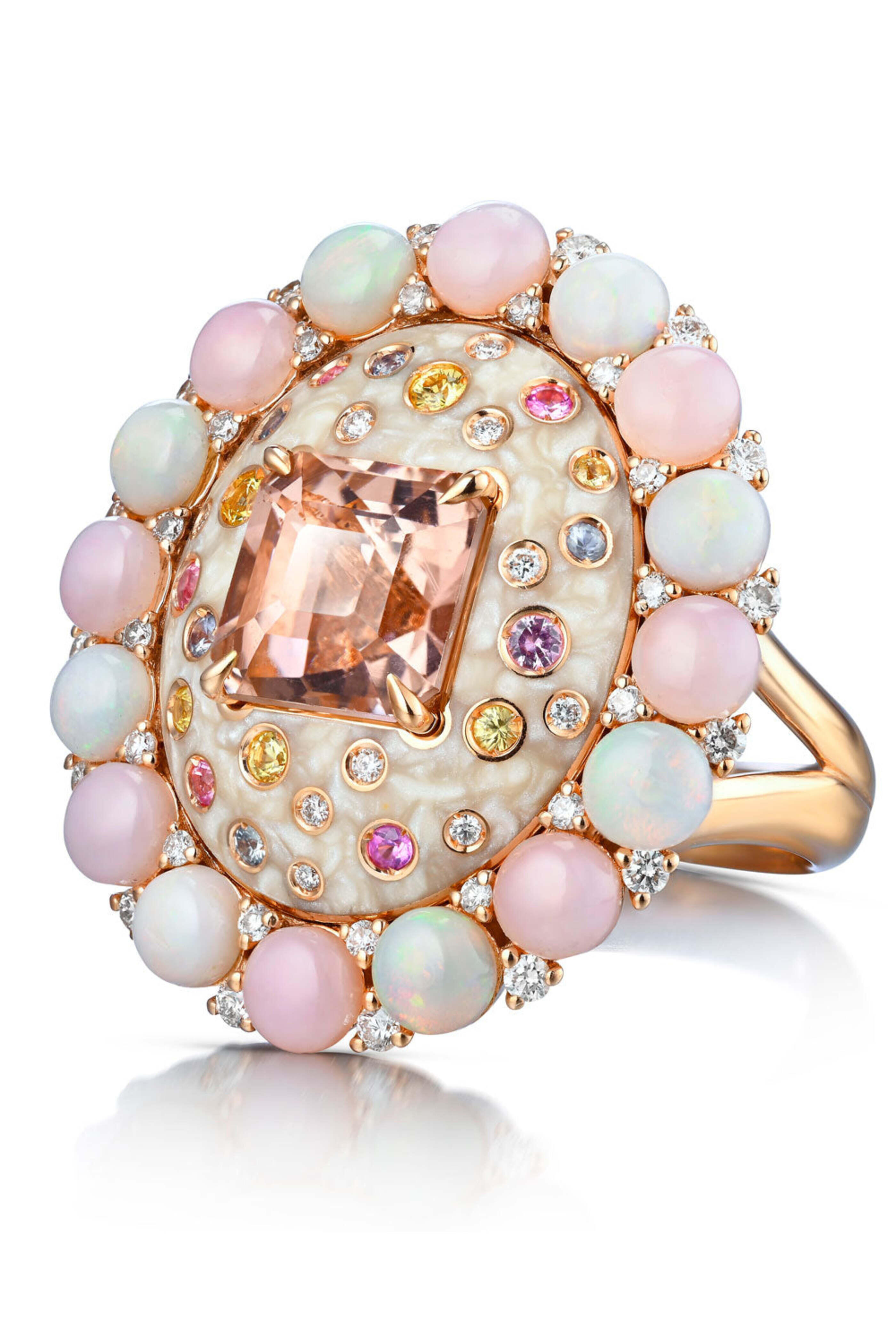 Sarah Ho London - Rose Gold Opera Ring