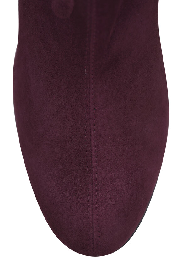 AGL Olga Red Suede Ankle Boot, 50mm - view 4