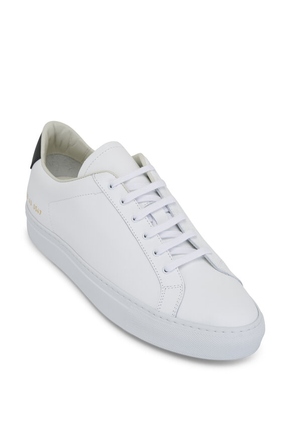 Common Projects Retro Classic White Leather Low Top Sneaker