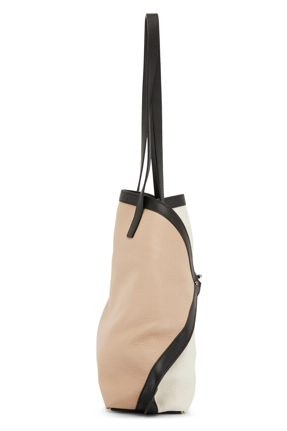 Akris - Ai Colorblock Leather Medium Shoulder Bag