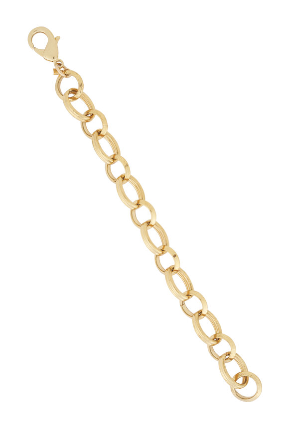 Cristina V. Chunky Circle Oval Link Bracelet