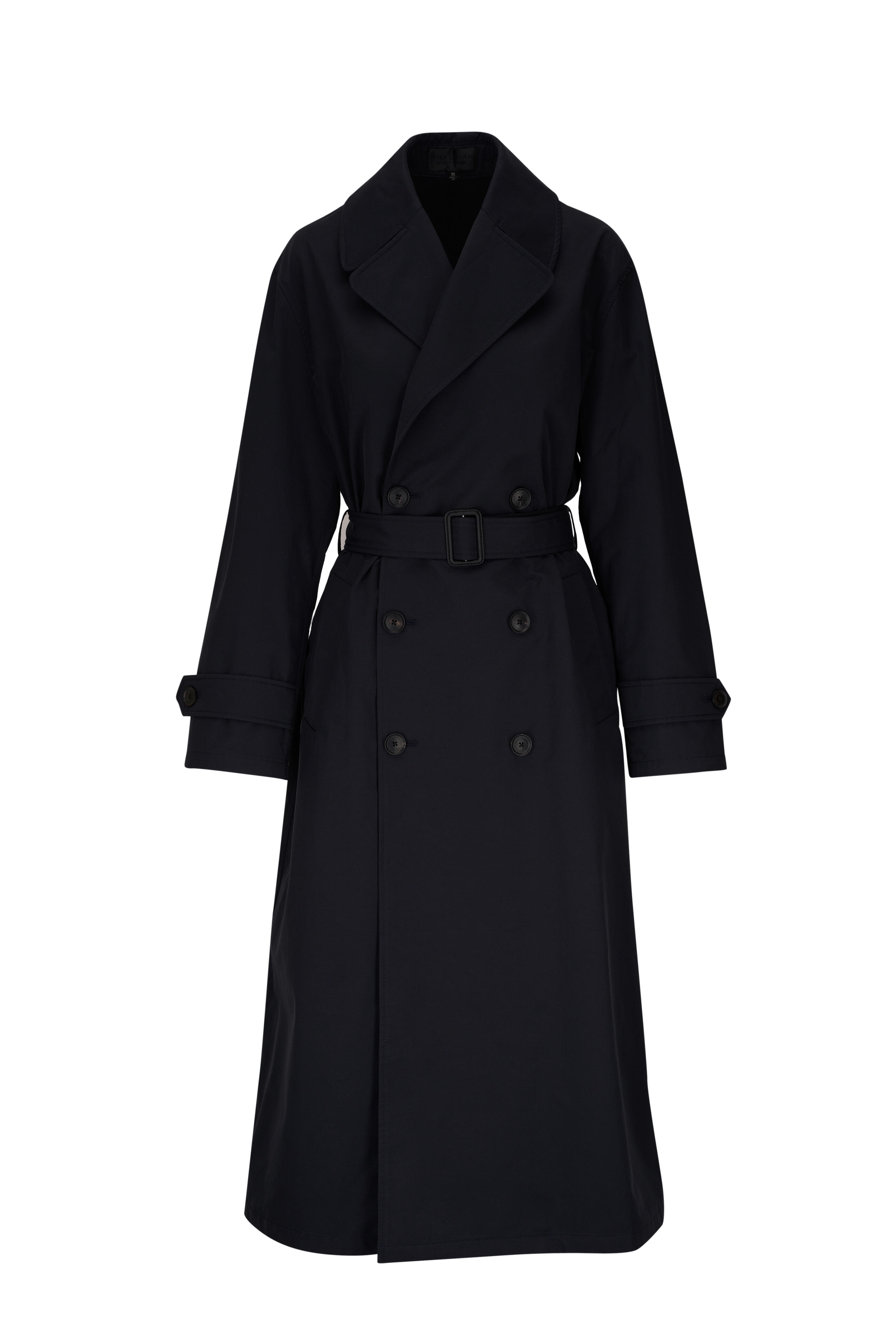 Nili Lotan - Louis Dark Navy Oversized Trench Coat