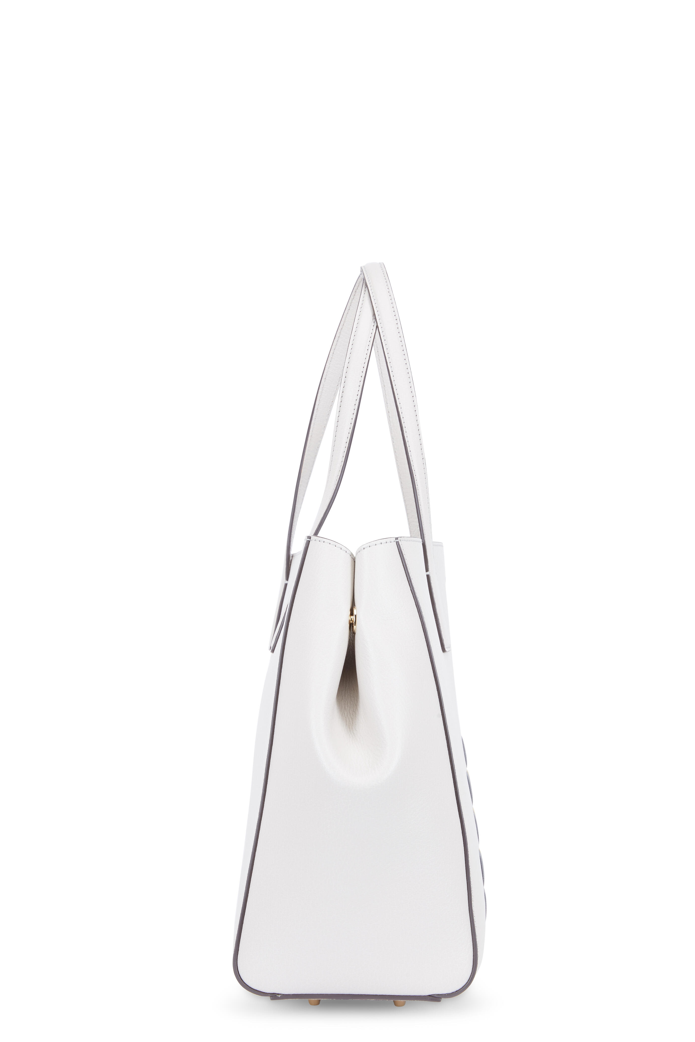 Anya Hindmarch - Ebury Chalk Leather Smiley Pixels Tote