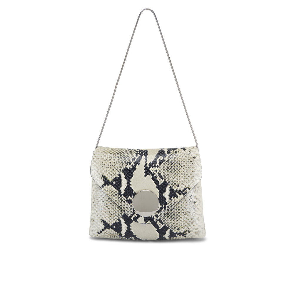 KHAITE | Simona Crackle Patent Leather Shoulder Bag | Women