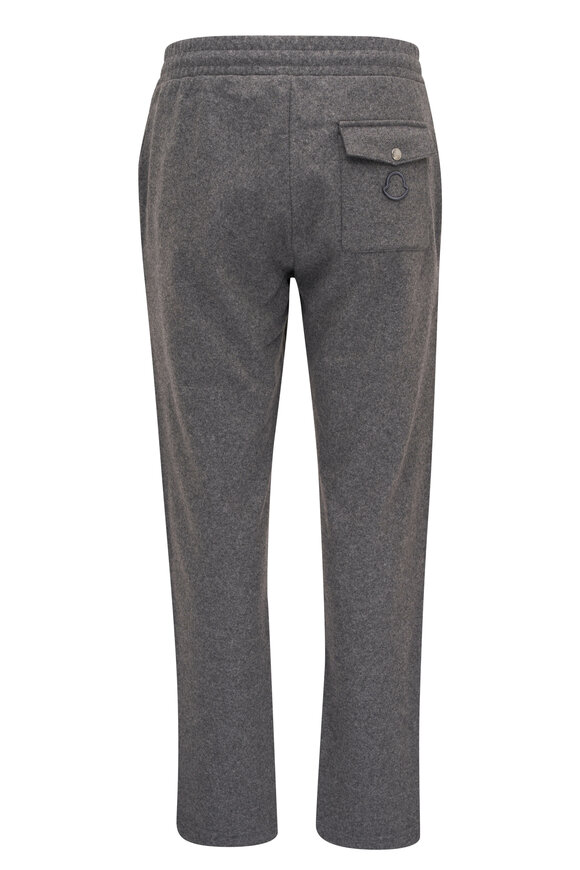 Moncler - Dark Gray Wool Stretch Sweatpant