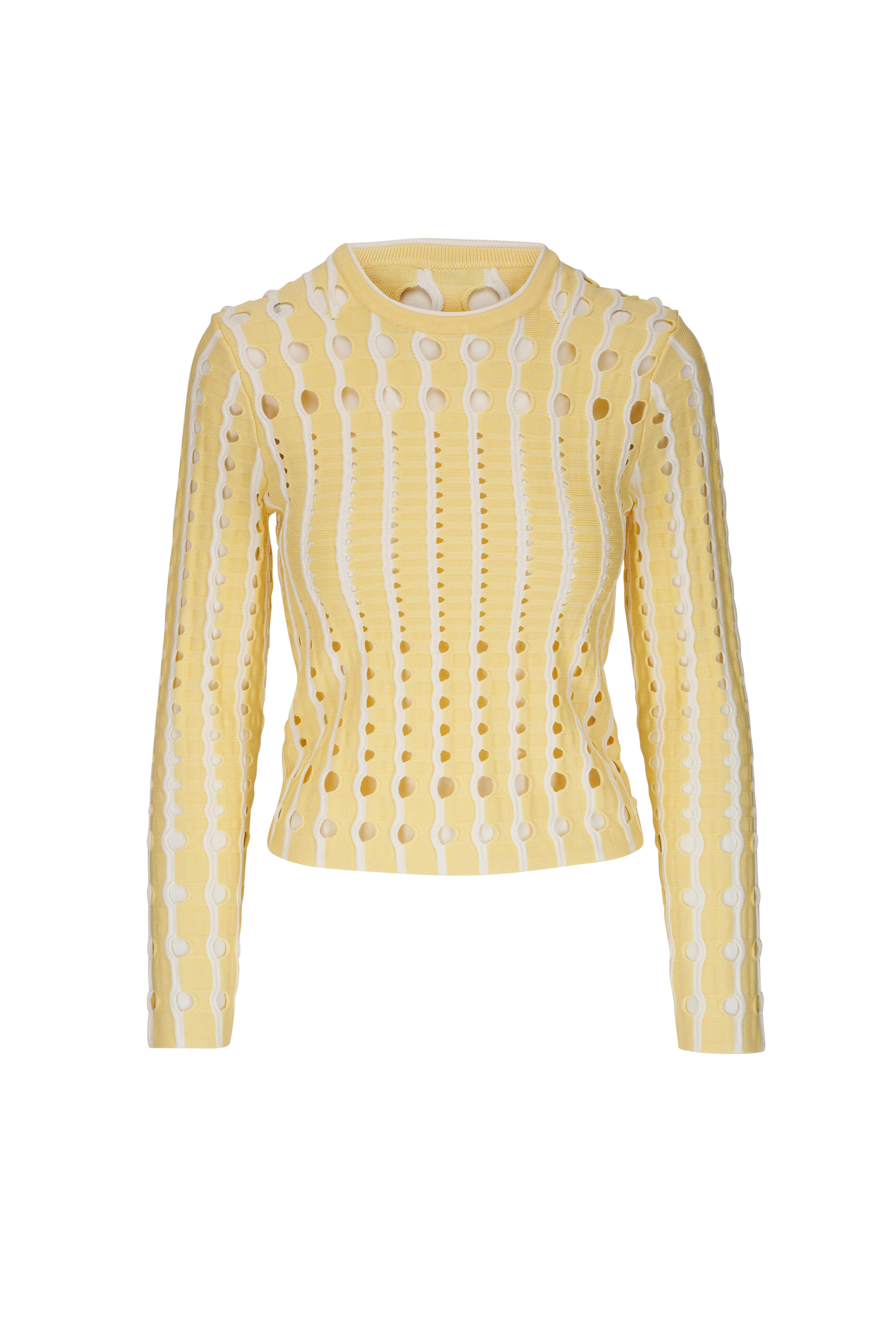 Simkhai - Tiana Sulfur Multi Open Knit Top