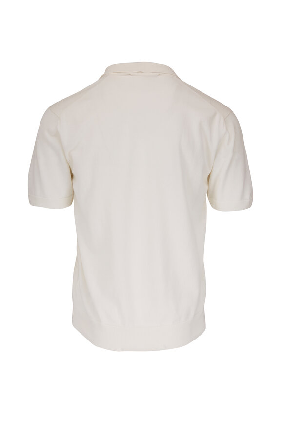 Orlebar Brown - Horton OB Stripe White Sand Polo