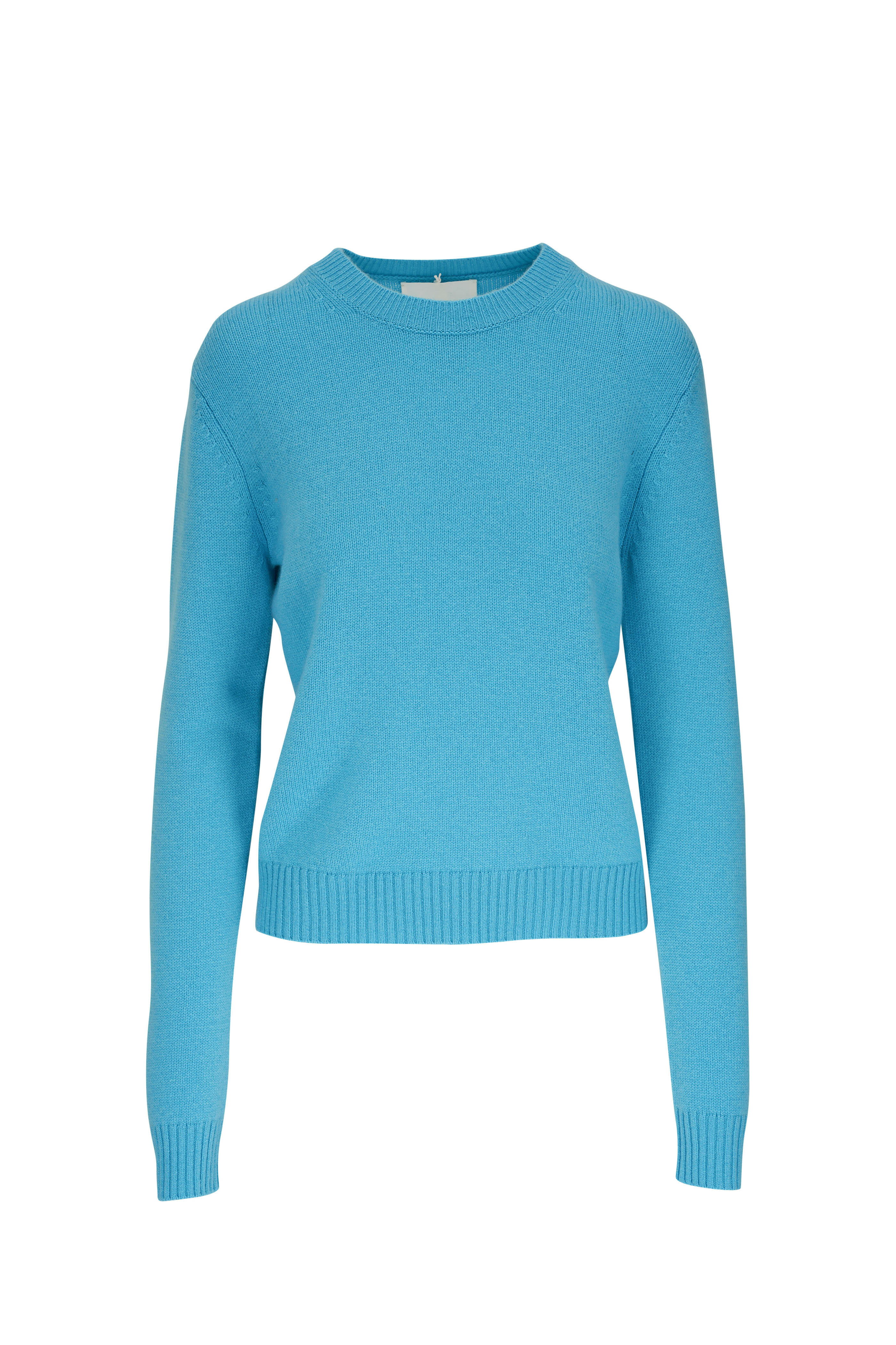Lisa Yang - Mable Amalfi Blue Cashmere Crewneck Sweater