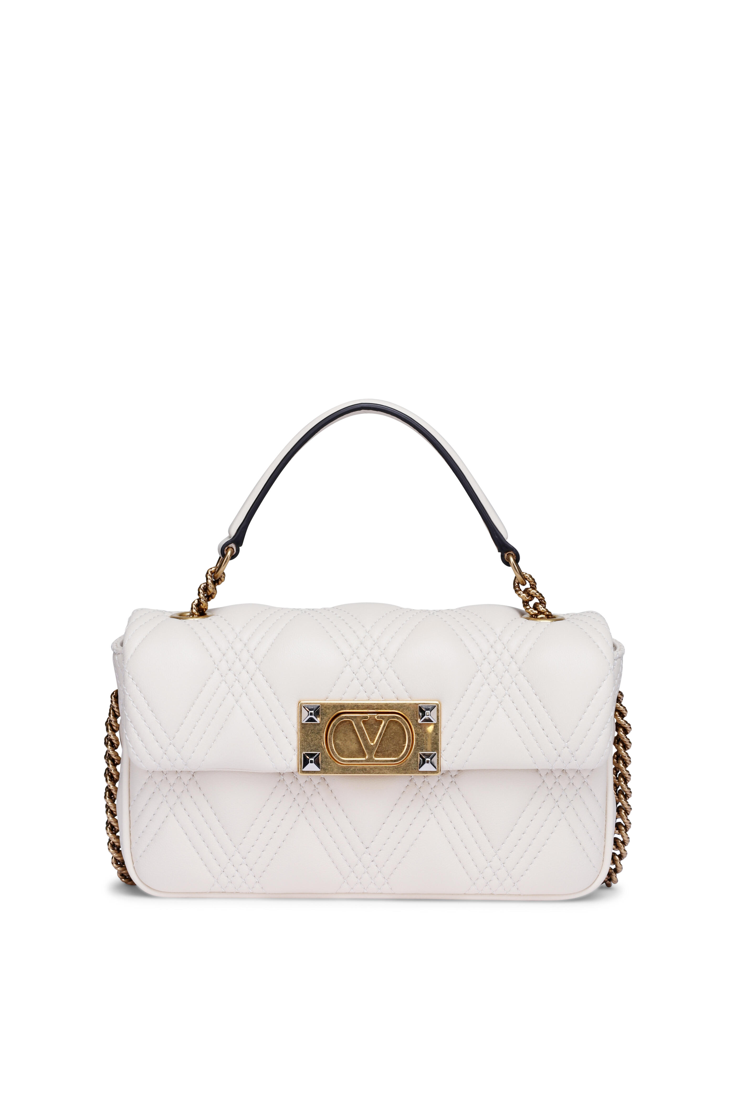 Valentino Garavani - Small 67 Quiltie Butter Leather Shoulder Bag