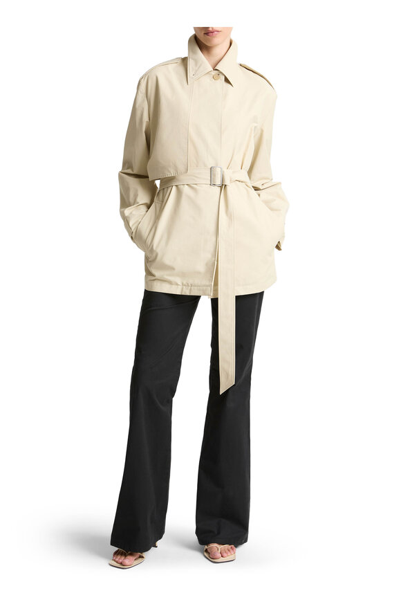 Vince Light Maiz Short Trench Coat - view 2