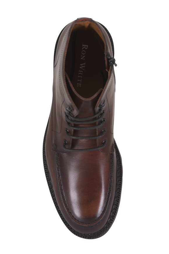 Ron White Nelson Hickory Leather Side Zip Boot - view 3