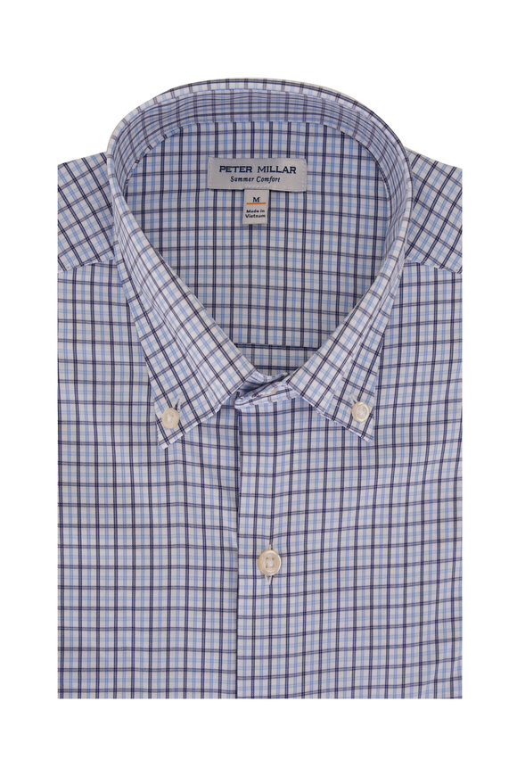 Faherty Brand - Movement Blue Coral Plaid Sport Shirt