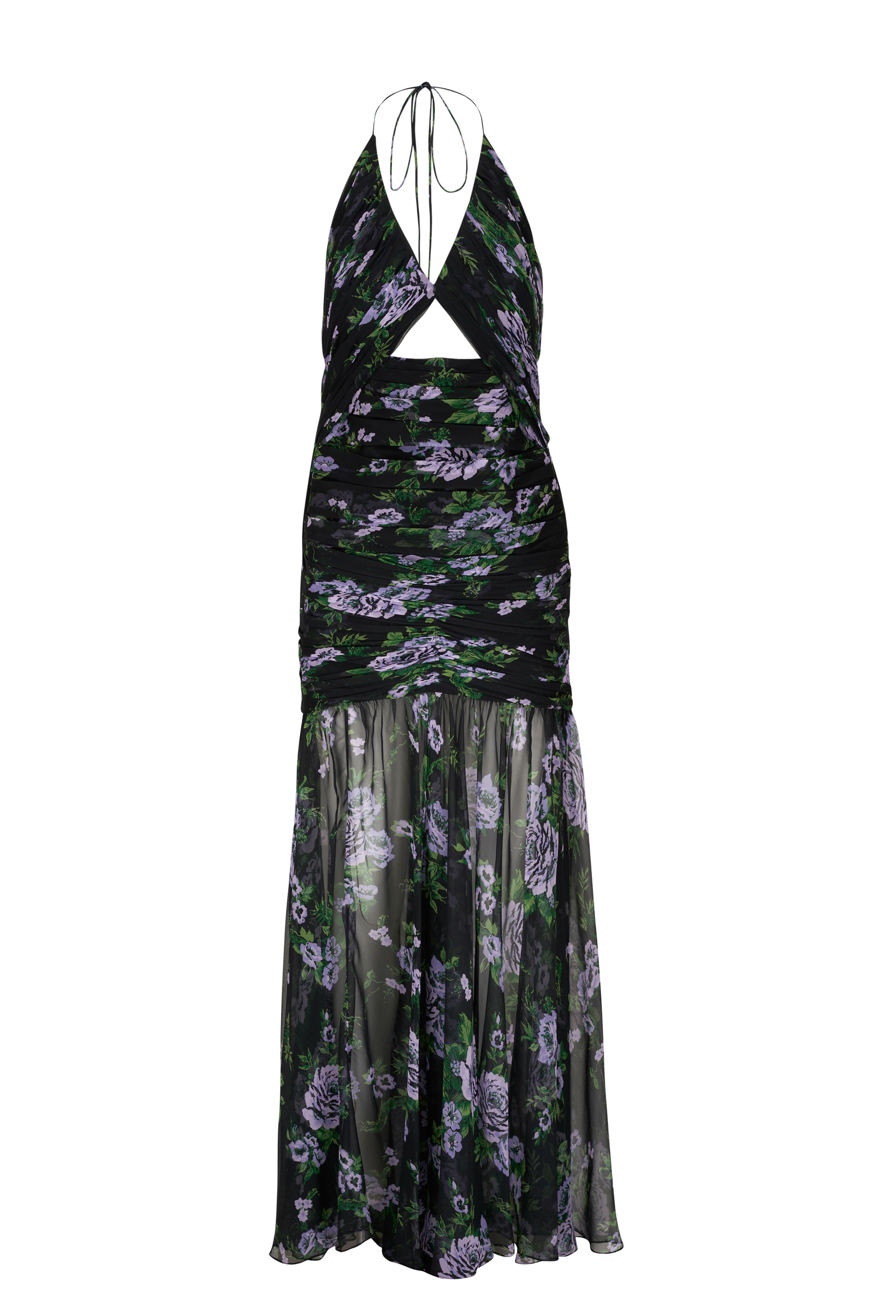 white christmas dresses Rib Cut Away Cut Out Maxi Dress X-Small / White