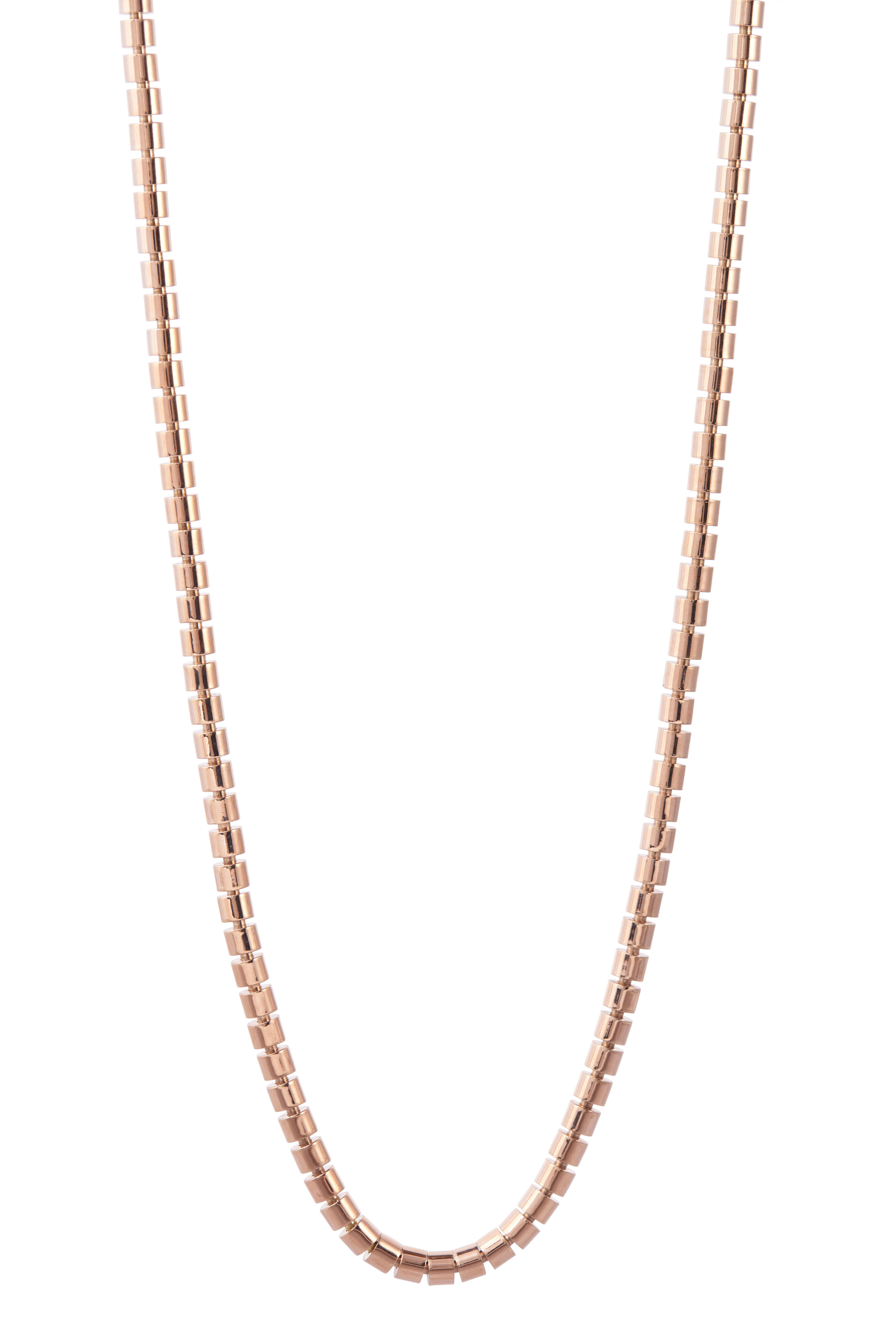 Sidney Garber - 18k Rose Gold Skinny Ophelia Necklace