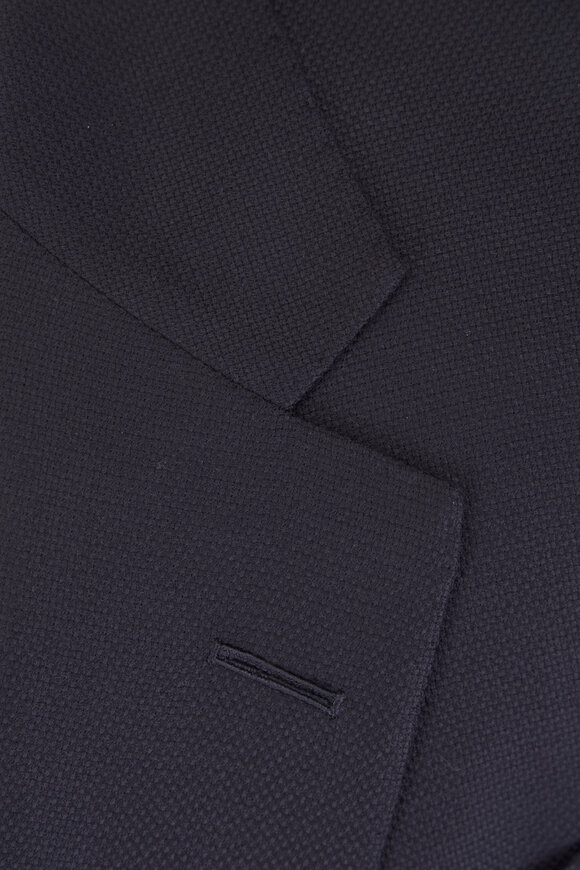 Zegna Trofeo 15MilMil Navy Blue Wool Sportcoat - view 3