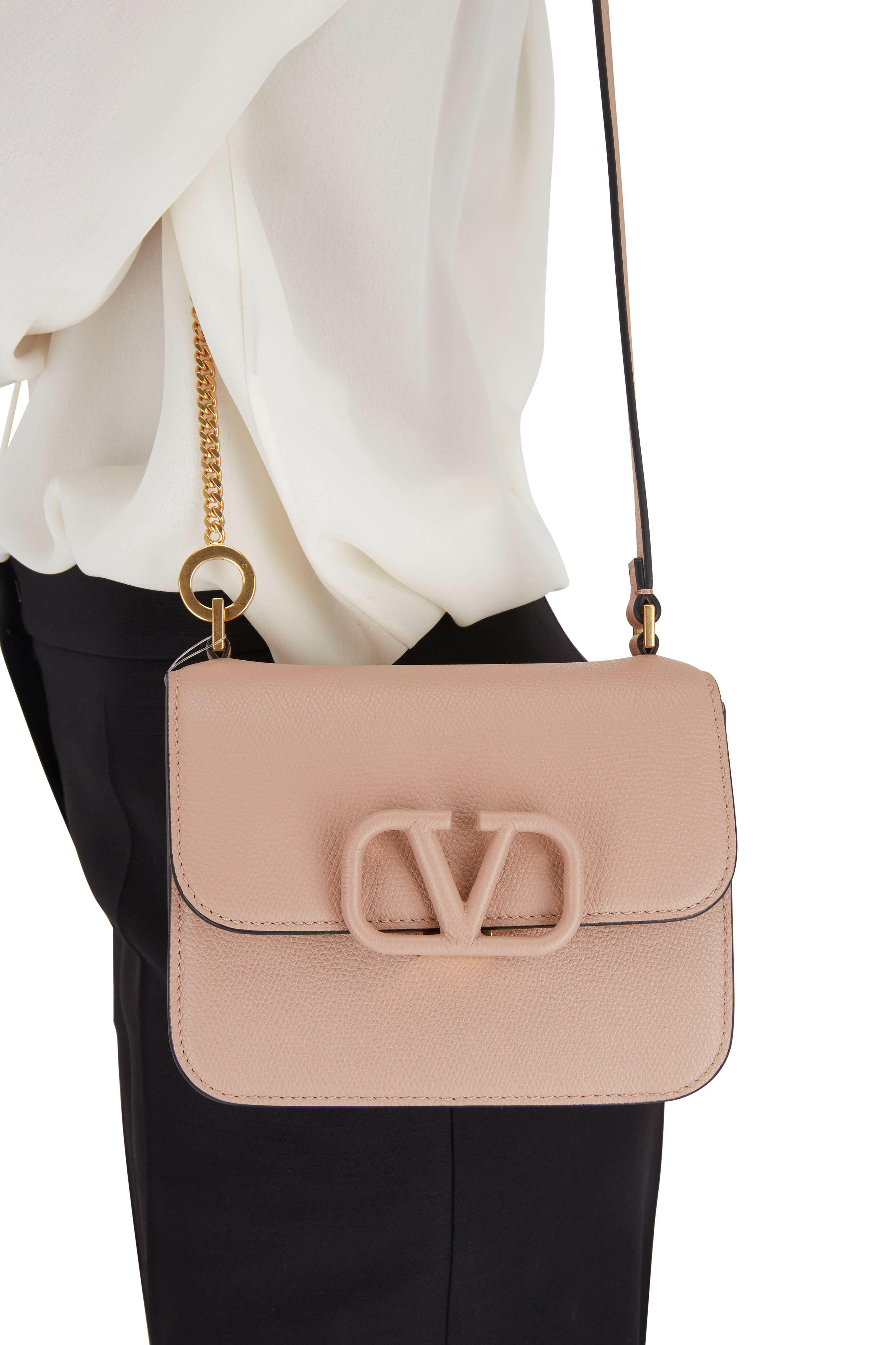 Valentino Garavani Leather Shoulder Bag on SALE