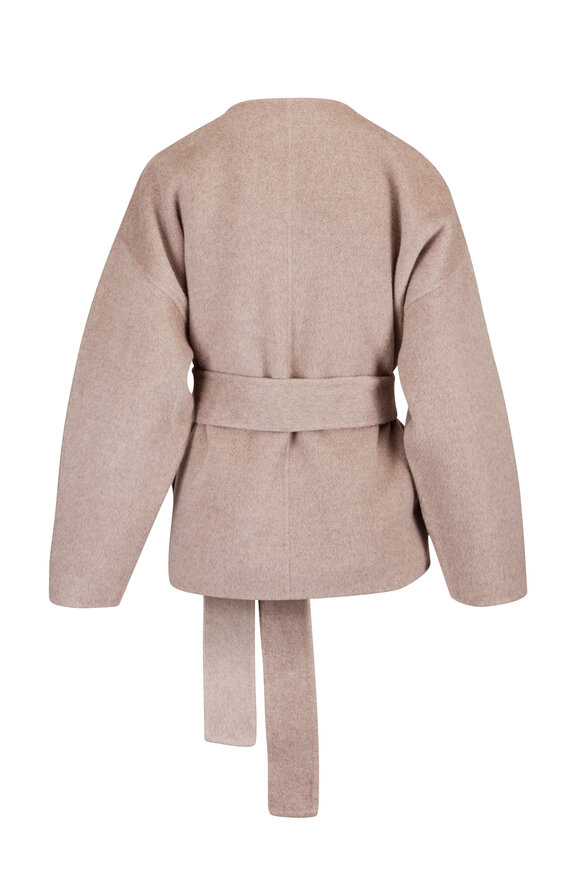 Ulla Johnson Sasha Dove Wool Wrap Jacket - view 2