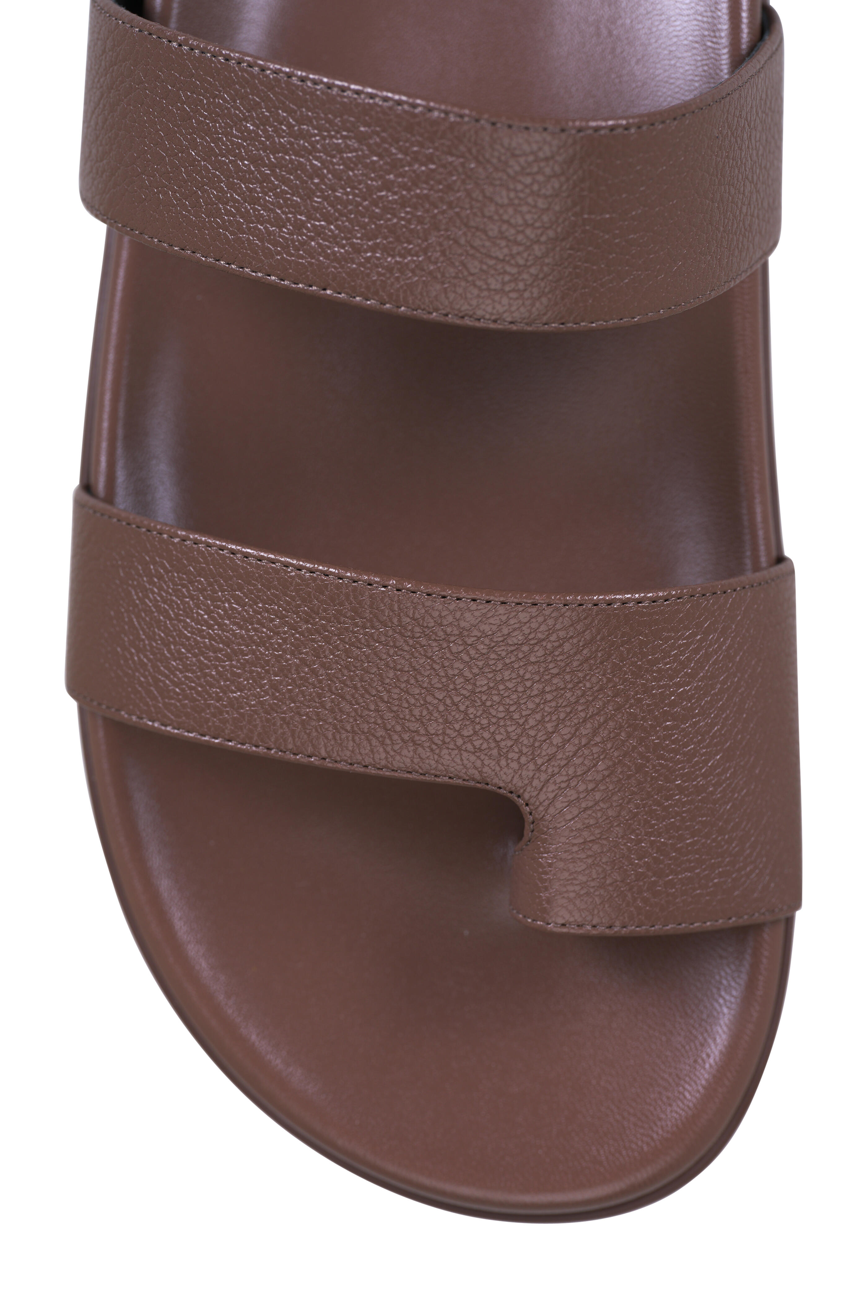 The Row - Hugh Light Brown Double Strap Sandal