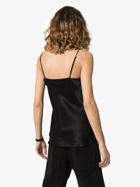 Nili Lotan Isabella Black Silk Cami - view 4