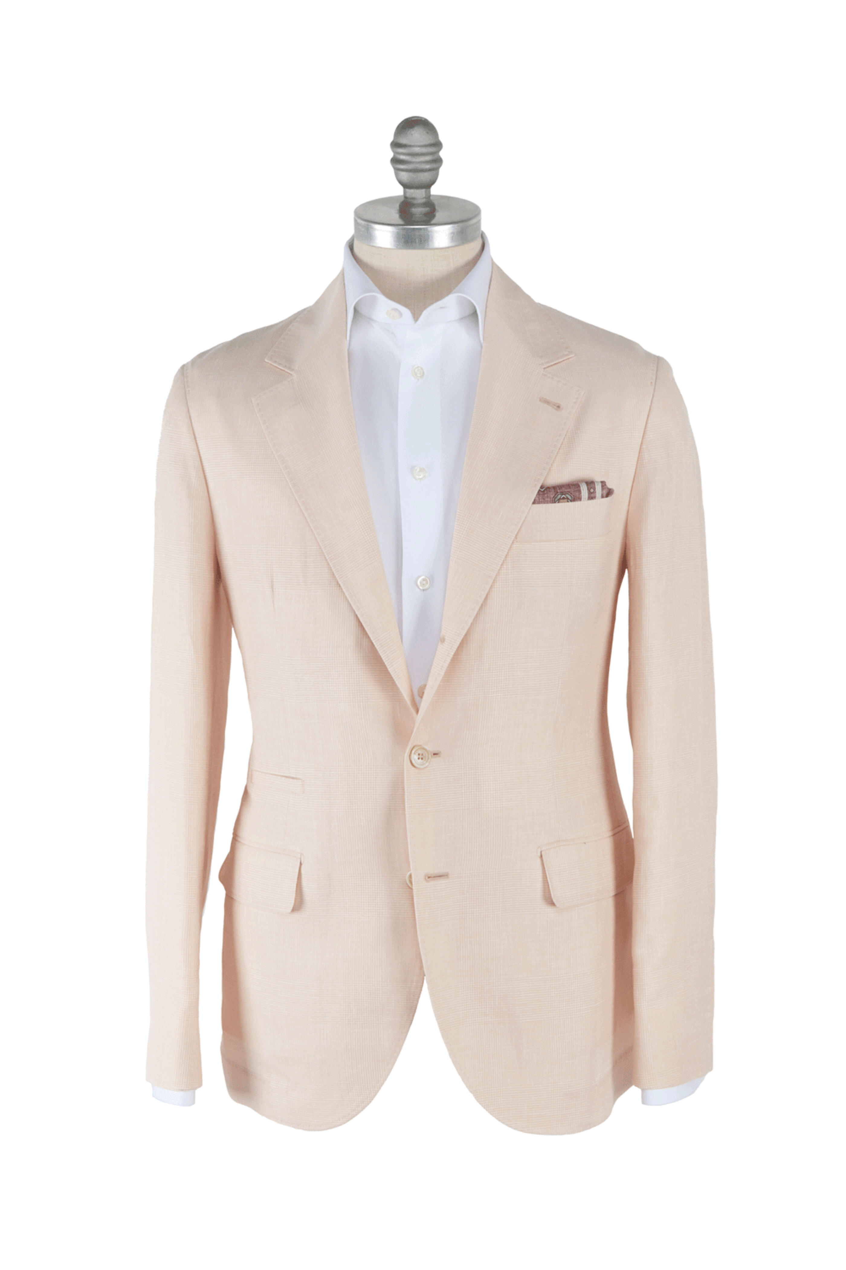 Brunello Cucinelli - Melon Prince of Wales Sportcoat