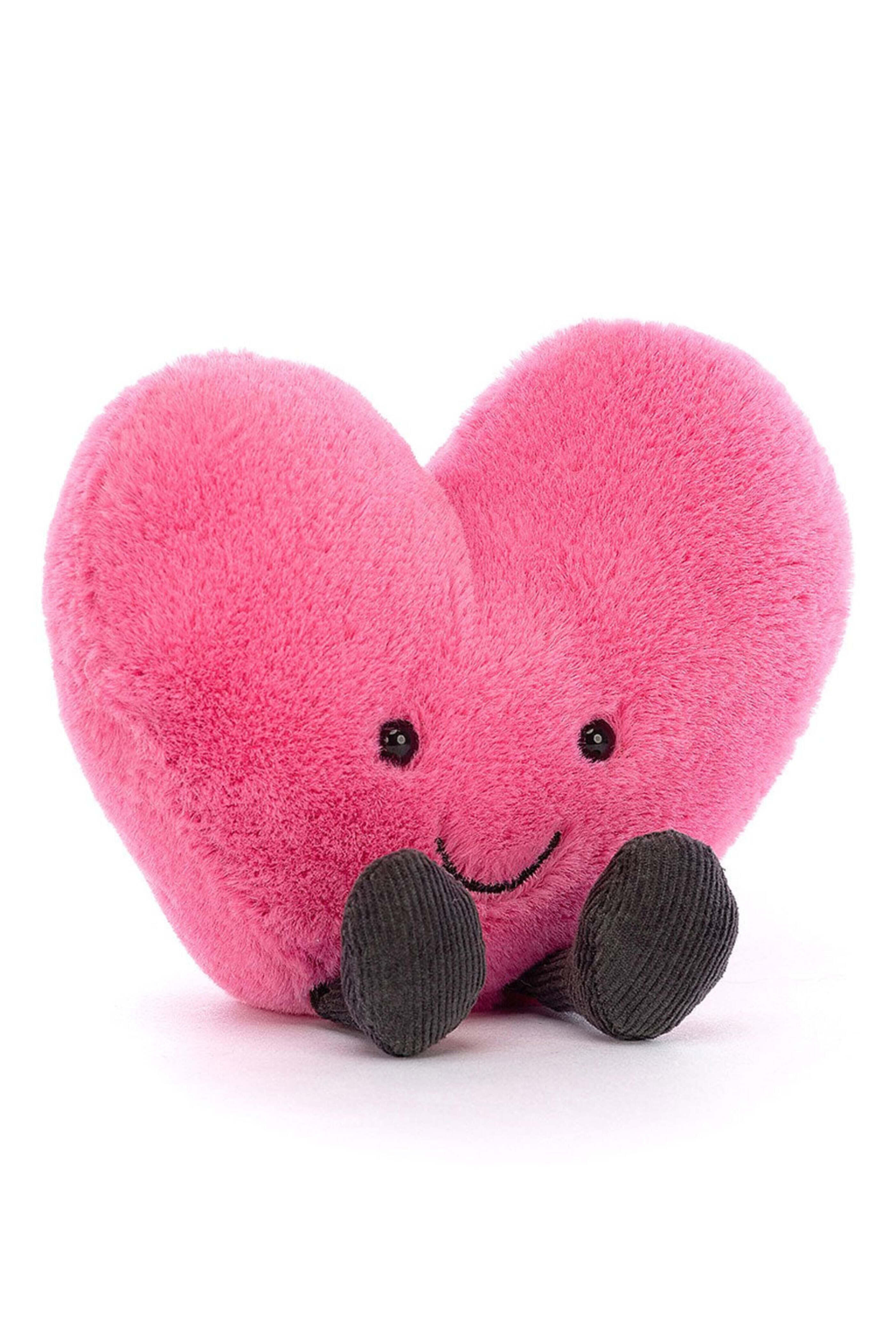 Jellycat - Small Amusable Hot Pink Heart