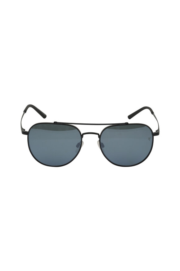 Oliver Peoples - R-10 Matte Black & Gray Polar Sunglasses