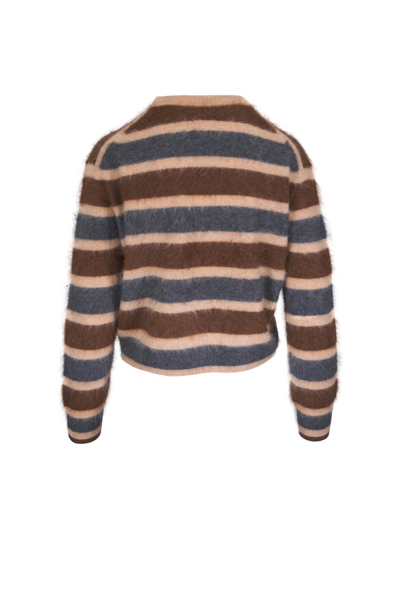 Guest in Residence - Grizzly Stripe Cashmere Crewneck Sweater