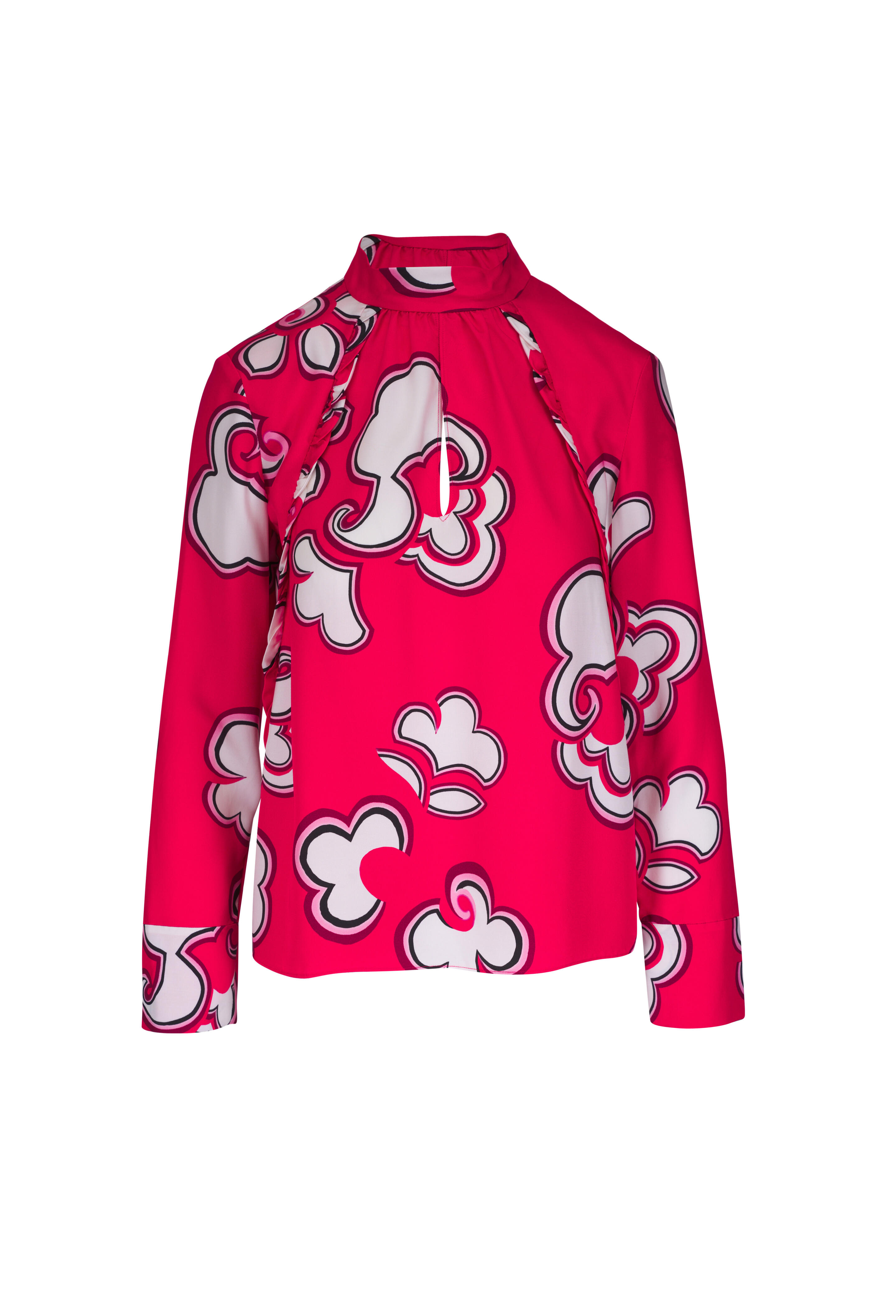 Dorothee Schumacher - Soft Florals Red White Blouse