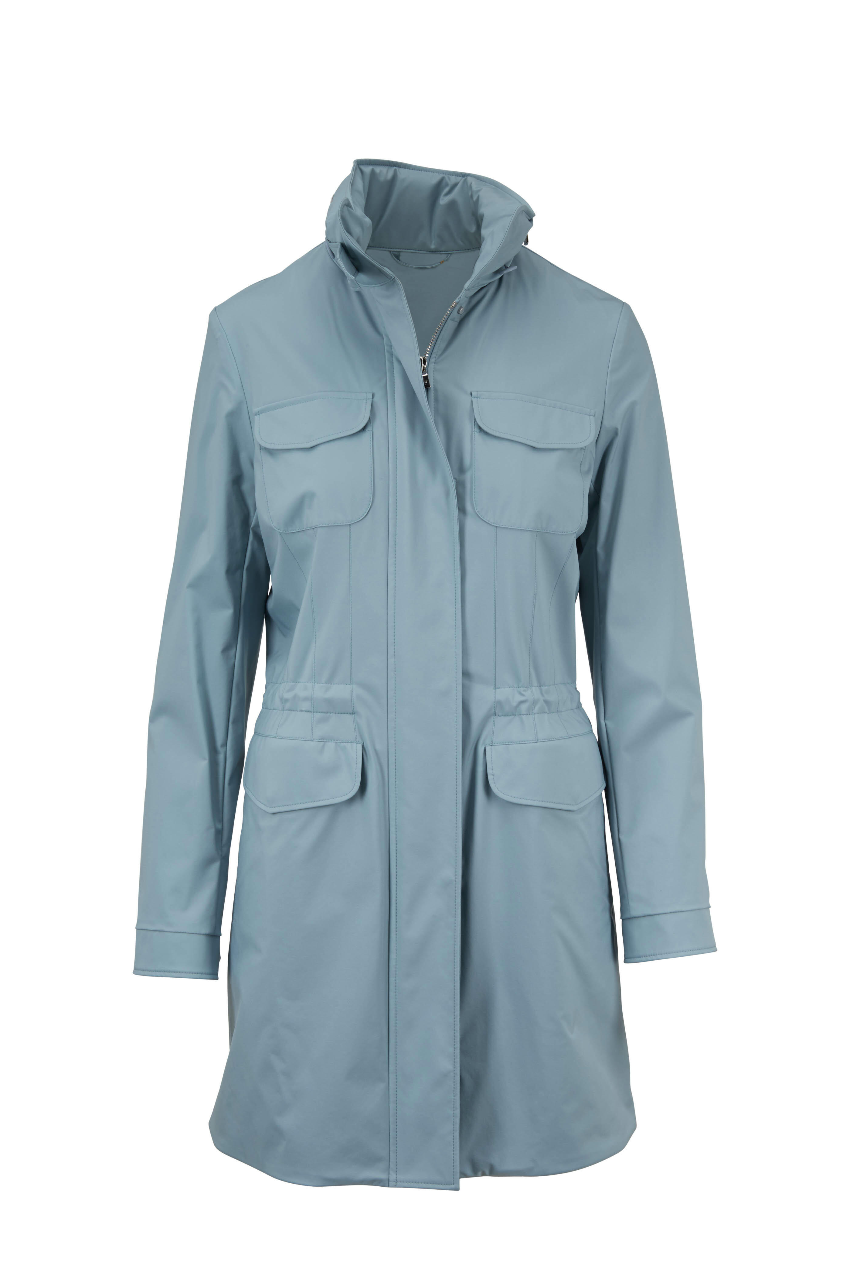 極美品✨ Loro Piana STORM SYSTEM 防水 ベルテッドコート 極美品✨ Loro Piana STORM SYSTEM 防水 ベルテッドコート