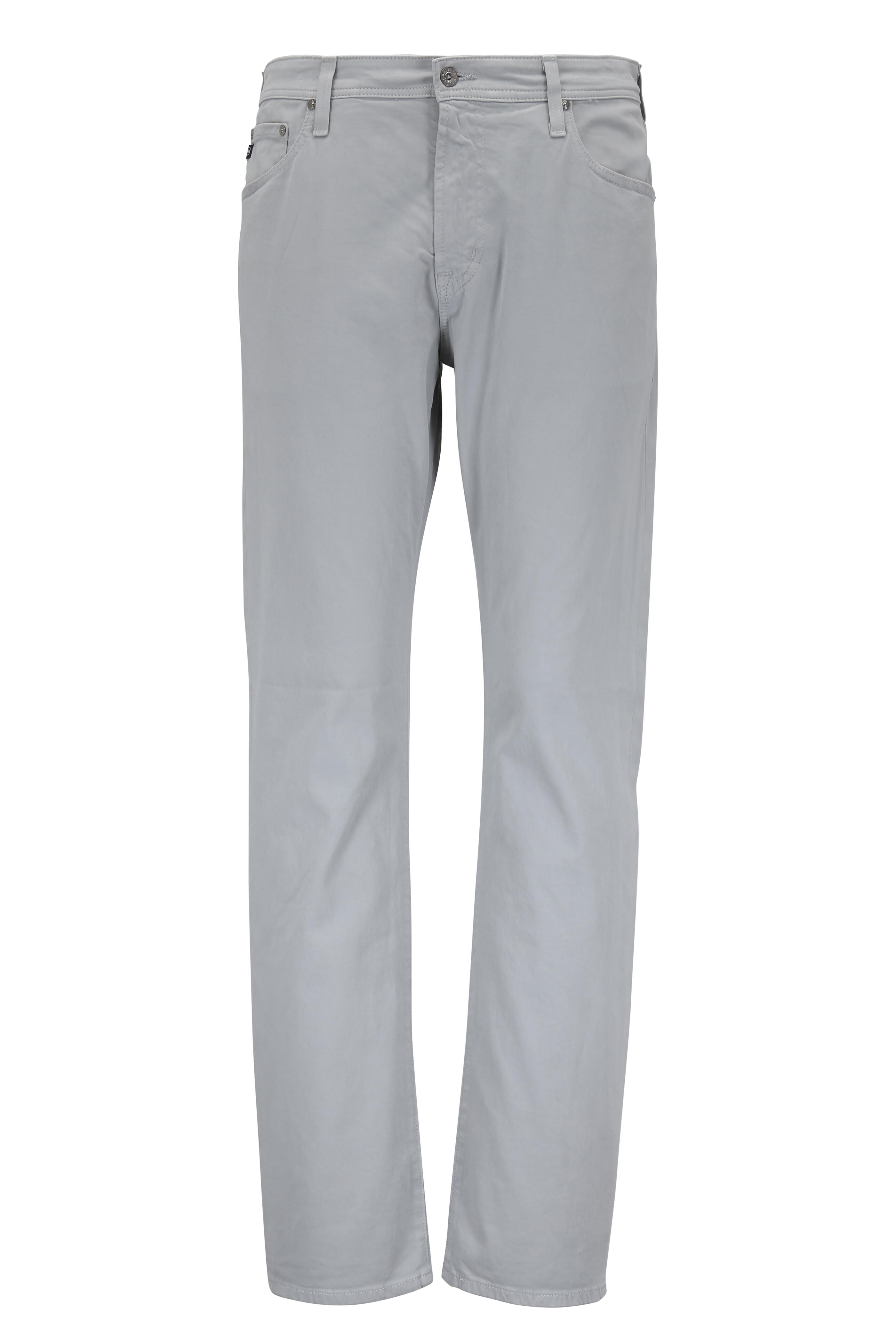 AG - The Graduate Light Gray Tailored Leg Jean
