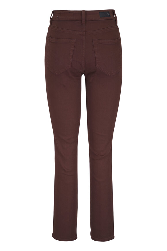 AG Mari Brown Mid-Rise Slim Straight Jean - view 3