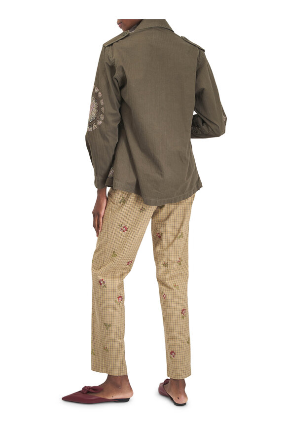 Libertine Athena Green Vintage French Military Jacket - view 3