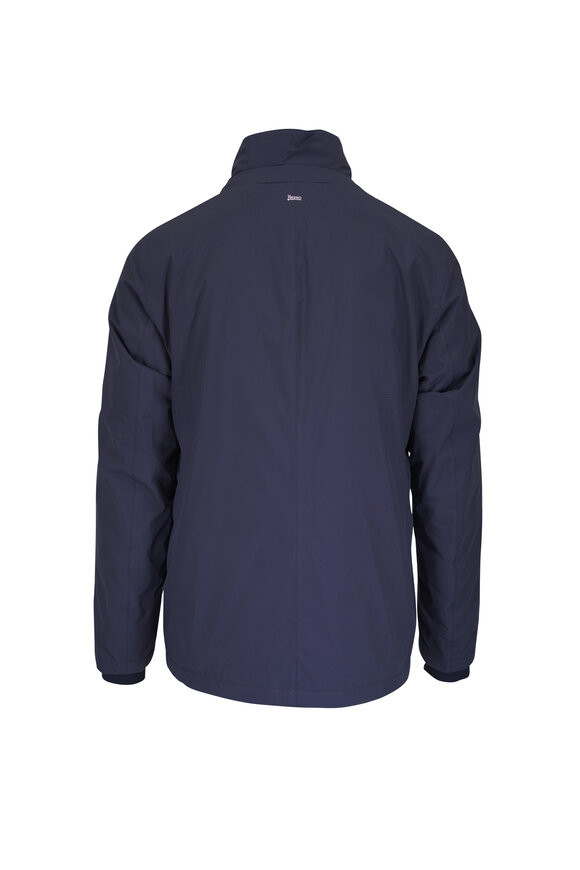 Herno Navy Waterproof Down Jacket - view 4
