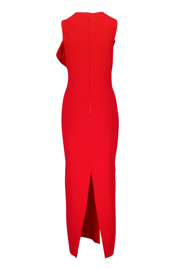 Roland Mouret - Red Knit Maxi Dress