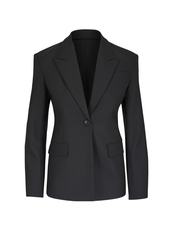 TWP Jasper Chocolate Stretch Wool Blazer - view 3