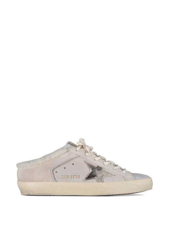 Golden Goose Super Star Seed Pearl & Platinum Suede Sneaker - view 5