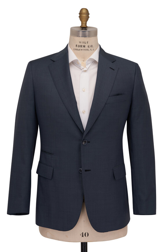 Brioni - Trevi Blue Wool Suit 