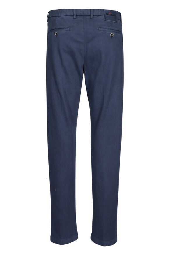 Kiton Petrol Stretch Casual Poplin Pant - view 3