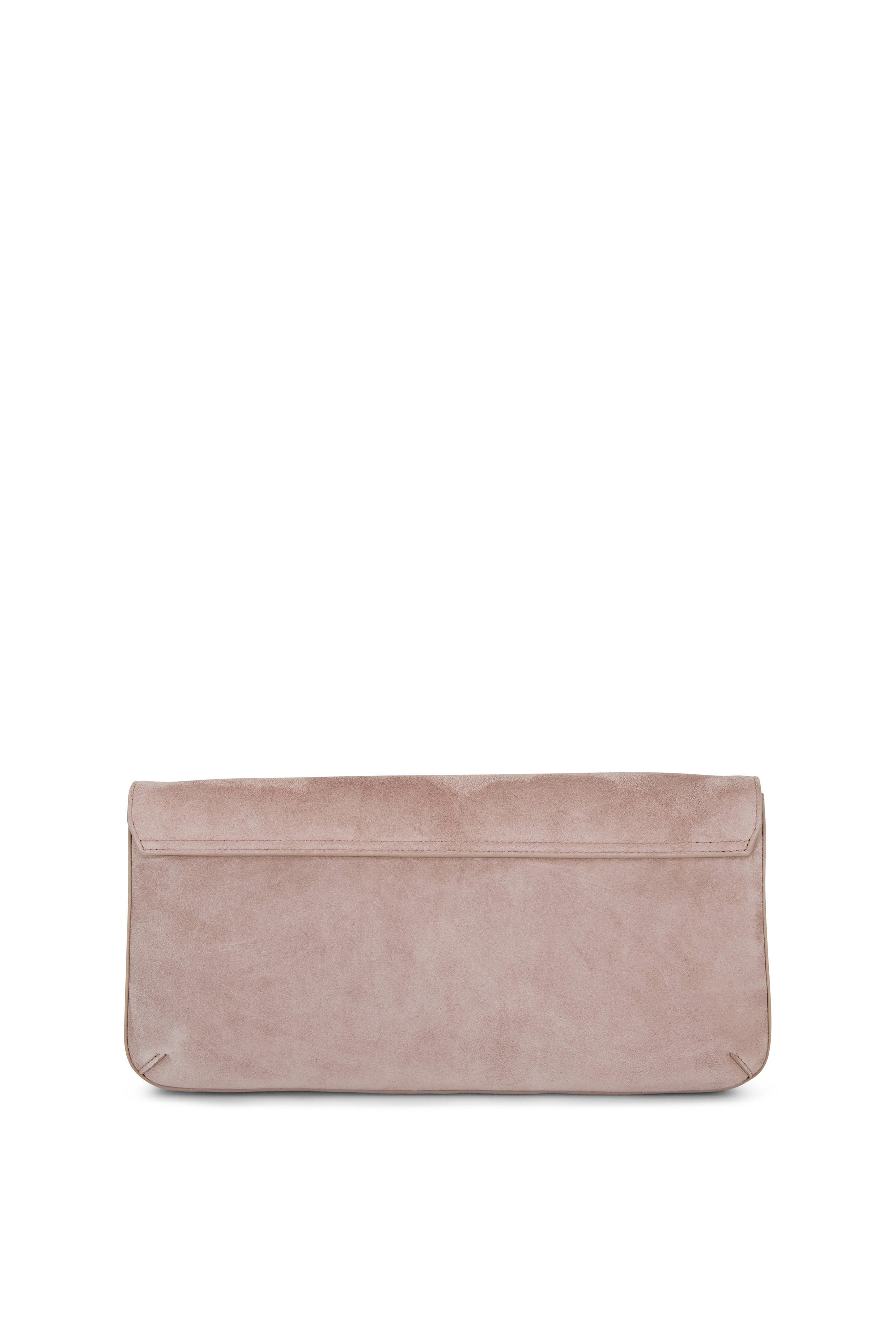 Brunello Cucinelli - Rose Suede East West Clutch